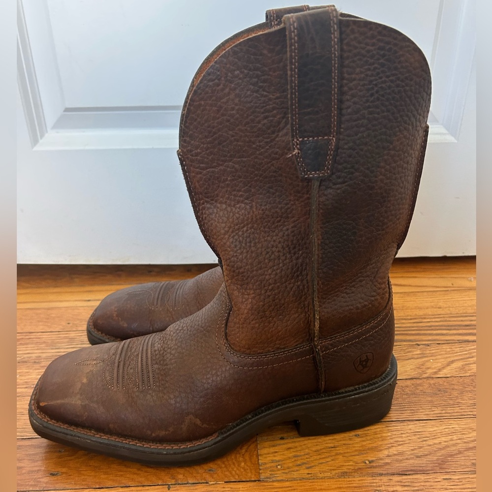Mens Ariat Ridgeback Rambler Cowboy Boots - Picture 4 of 11
